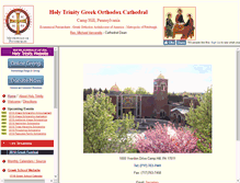 Tablet Screenshot of holytrinityhbg.org